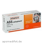 Ass - ratiopharm 500mg<br>