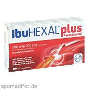 Ibuhexal plus Paracetamol 200 mg/500 mg Hexal AG